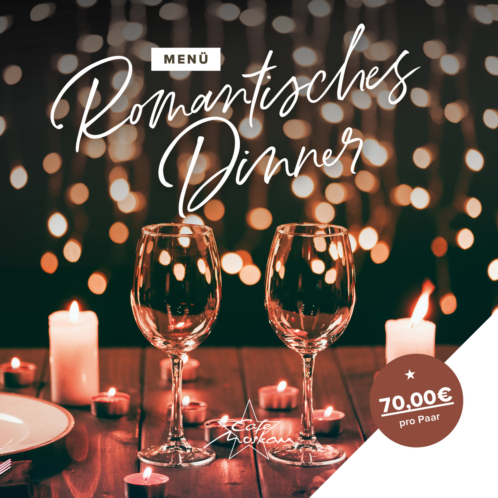 Menü Romantisches Dinner  Events Hotel an der Oper Chemnitz
